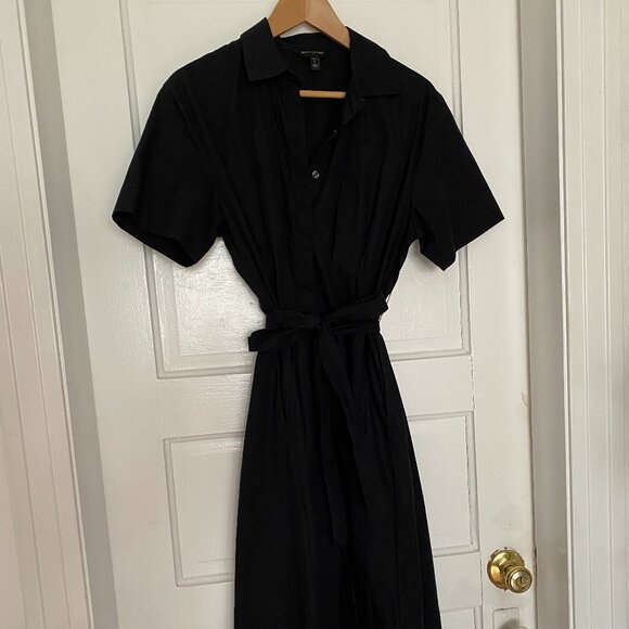 Banana Republic Poplin Shirt Dress w/ tie - Picture 3 of 6